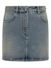 Denim Skirt with Chain - Givenchy | $store$