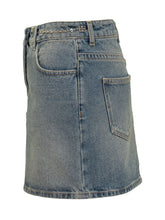 Denim Skirt with Chain - Givenchy | $store$