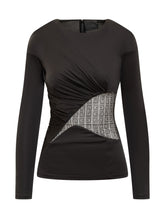 Draped Jersey and Lace Top 4G - Givenchy | $store$