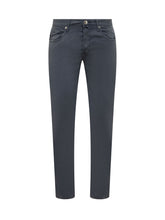 Pantalone Cinque Tasche in Gabardina - Incotex Blue | $store$