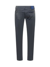 Pantalone Cinque Tasche in Gabardina - Incotex Blue | $store$