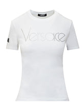 T-Shirt Versace Rhinestones - Donna | $store$