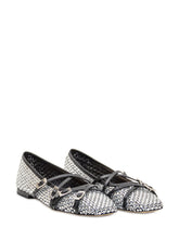 Mesh ballerinas with crystals - Mach And Mach | $store$