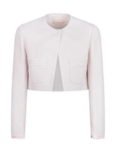 Pink Tweed Jacket with Front Pockets - Elisabetta Franchi Kids | $store$