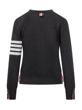Pullover Relaxed Fit Con Quattro Bande - COLLEZIONE TEAM EC | $store$