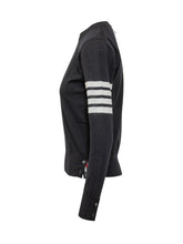 Pullover Relaxed Fit Con Quattro Bande - COLLEZIONE TEAM EC | $store$