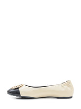 Tory Burch Bicolor Ballet Flats with Metal Logo - EXTRA EXCLUSIVE WOMAN | $store$