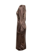 Dolce & Gabbana Satin Long-Sleeve Dress - Dolce & Gabbana | $store$