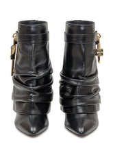 Givenchy Black Leather Ankle Boots with Gold Padlock - EXTRA EXCLUSIVE WOMAN | $store$