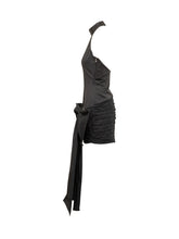 Abito Satinato con Fiocco - Donna | $store$