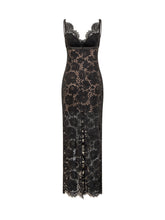 Self-Portrait Black Lace Long Dress - EXTRA EXCLUSIVE WOMAN | $store$