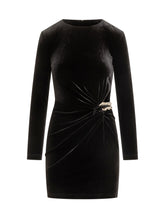 Self-Portrait Abito Drappeggiato in Velluto - Donna | $store$