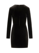 Self-Portrait Abito Drappeggiato in Velluto - Donna | $store$