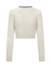 Self-Portrait Cropped Ivory Cardigan - EXTRA EXCLUSIVE WOMAN | $store$