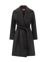 Max Mara Studio Cappotto in Lana con Cintura - Donna | $store$