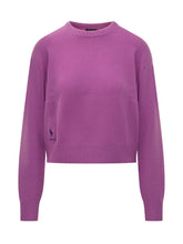 Purple Wool Crewneck Sweater Polo Ralph Lauren - Fall/Winter 25 | $store$