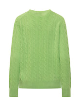 Green Cable-Knit Sweater POLO RALPH LAUREN - Fall/Winter 25 | $store$