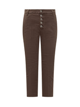 Pantalone Dondup marrone cropped - Dondup | $store$