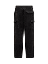 Pantaloni GCDS in Velluto Nero con Tasche Cargo - Fall/Winter 25 | $store$