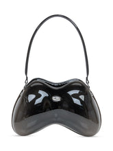 Diesel Double-D Black Patent Shoulder Bag - Diesel | $store$