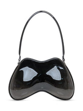 Diesel Double-D Black Patent Shoulder Bag - Diesel | $store$