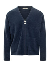 Navy Zip Cardigan by J.W Anderson - Fall/Winter 25 | $store$