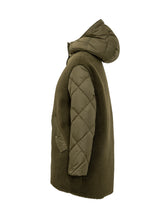 Herno Parka Verde con Dettagli in Shearling - Donna | $store$