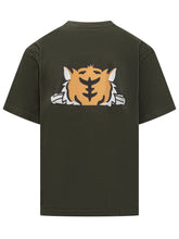 Kenzo Green Tiger Print T-Shirt for Men - EXTRA EXCLUSIVE MAN | $store$