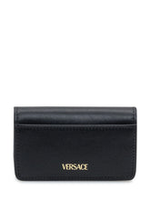 Versace Leather Key Holder with Medusa - EXTRA EXCLUSIVE MAN | $store$