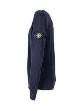 Stone Island Maglione Blu in Lana a Coste - Bambini | $store$