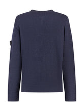 Stone Island Maglione Blu in Lana a Coste - Bambini | $store$