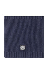 Stone Island Kids Scaldacollo Blu con Logo - Bambini | $store$