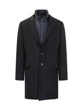 Fay Cappotto Nero con Pannello Interno Trapuntato - Fall/Winter 25 | $store$