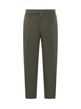 Thom Browne Olive Green Cotton Trousers - EXTRA EXCLUSIVE MAN | $store$