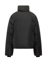 Ami Paris Black Down Jacket with Heart Logo - Ami Alexandre Mattiussi | $store$