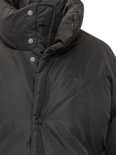 Ami Paris Black Down Jacket with Heart Logo - Ami Alexandre Mattiussi | $store$