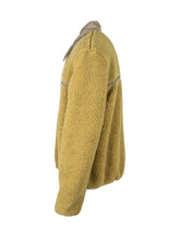 Ami Yellow Shearling Jacket with Contrasting Collar - Ami Alexandre Mattiussi | $store$