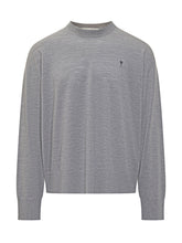 Grey Wool Crewneck Sweater Ami Alexandre Mattiussi - Ami Alexandre Mattiussi | $store$