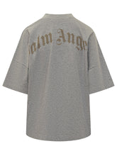 Palm Angels grey oversized T-shirt - Fall/Winter 25 | $store$