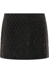 Pinko Minigonna con Strass Geometrici - Donna | $store$