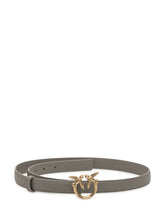 Pinko grey belt with gold buckle - Fall/Winter 25 | $store$