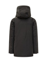 Black Technical Parka with Hood Woolrich - Fall/Winter 25 | $store$