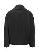 Lanvin Short Peacoat in Lana - Fall/Winter 25 | $store$
