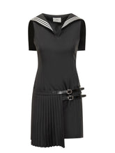 Black Short Dress with Sailor Collar Coperni - Coperni | $store$