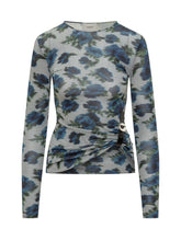 Coperni Floral Print Top with Side Buckle - Coperni | $store$