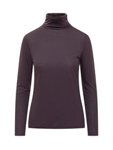 Lightweight Plum Turtleneck PURO TATTO - Fall/Winter 25 | $store$