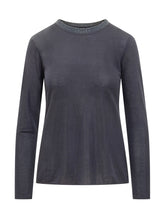 Puro Tatto dark blue top with collar - Fall/Winter 25 | $store$