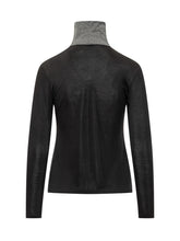 Black Turtleneck with Lurex Collar PURO TATTO - Fall/Winter 25 | $store$