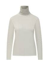 Ivory Turtleneck with Lurex Collar PURO TATTO - Fall/Winter 25 | $store$