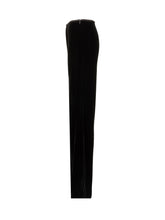 Emporio Armani Velvet Wide-Leg Pants - Emporio Armani | $store$